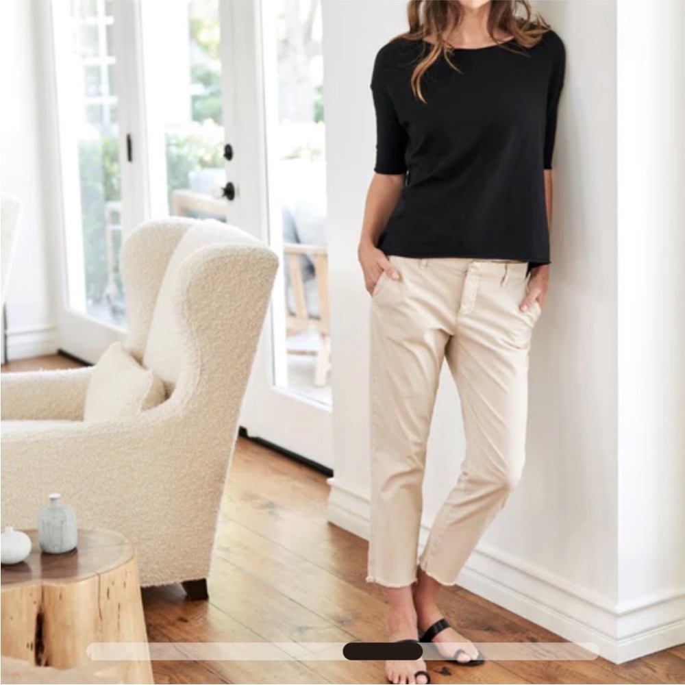 FRANK & EILEEN Wicklow Twill Pant the Italian chino in khaki Size 00 - Picture 4 of 9